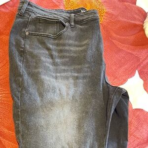 Distressed Plus Size Straight Leg Jeans